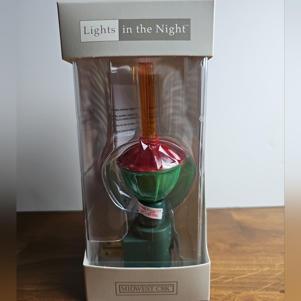 Ganz Lights In The Night C7 Bubble Bulb Nightlight Christmas Midwest CBK NIB